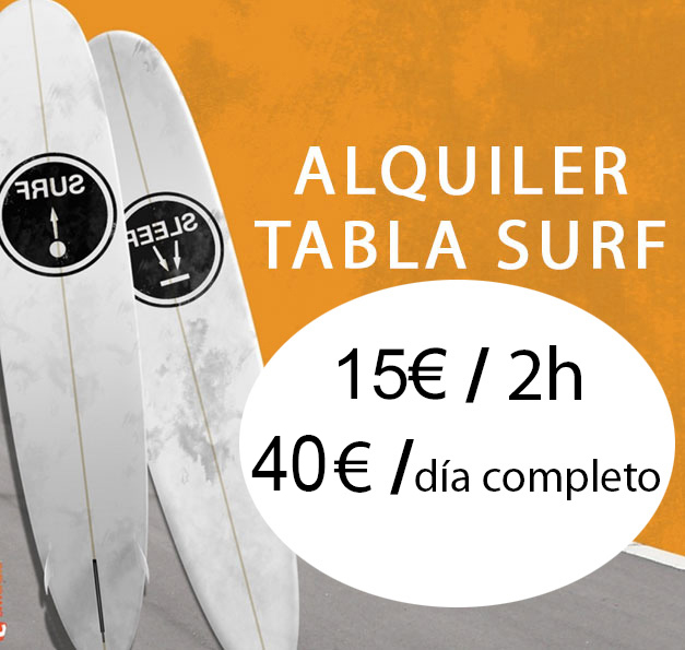 Alquiler Tabla de SURF