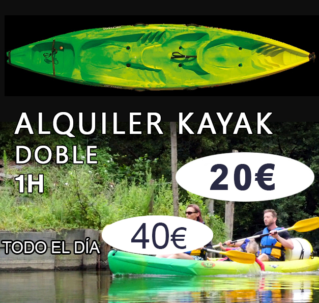 Alquiler Kayak doble