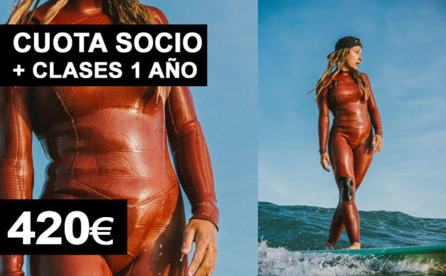 CUOTA SOCIO + CLASES 1 AÑO